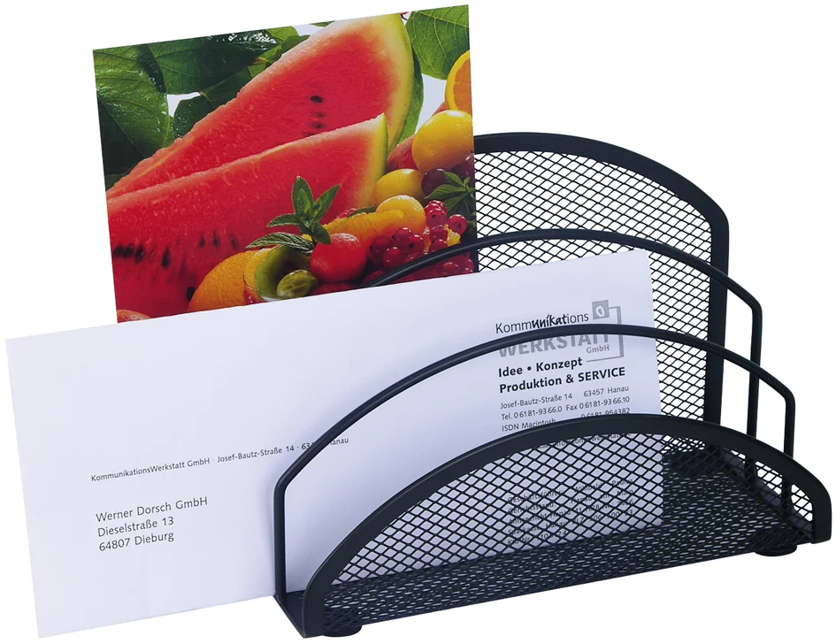 WEDO Trieur à courrier Office, noir, en fil métallique