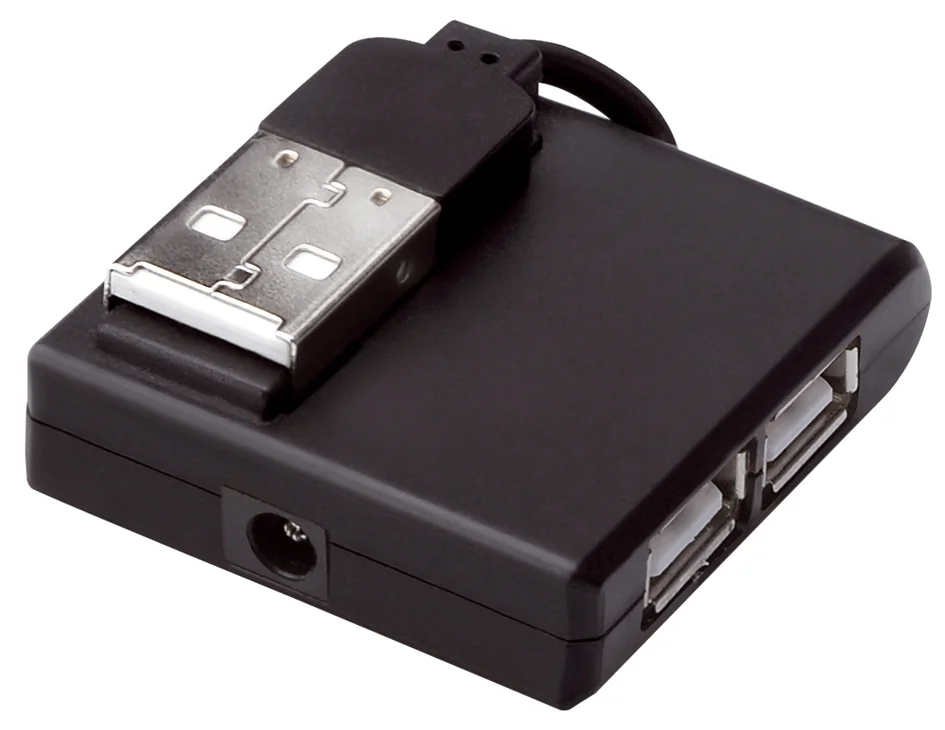 DIGITUS hub USB 2.0, 4 ports, noir