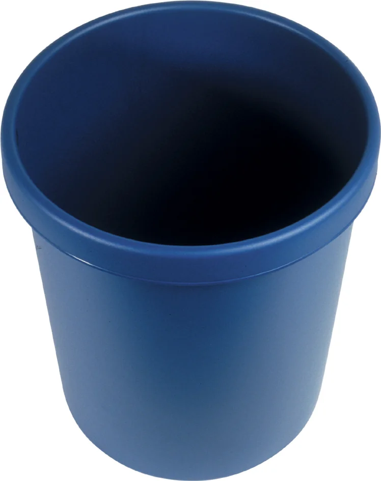 helit Corbeille à papier 'the german', 45 litres, PE, noir