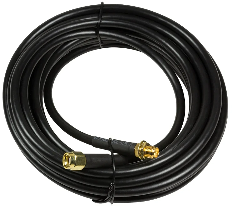 LogiLink Rallonge pour antenne intérieure WiFi, 5 m, noir