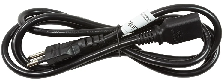 LogiLink Câble d'alimentation Suisse, 1,8 m, noir