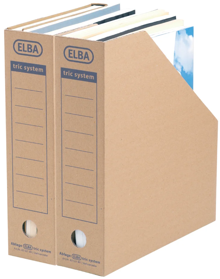 ELBA Porte-revues tric System, marron nature