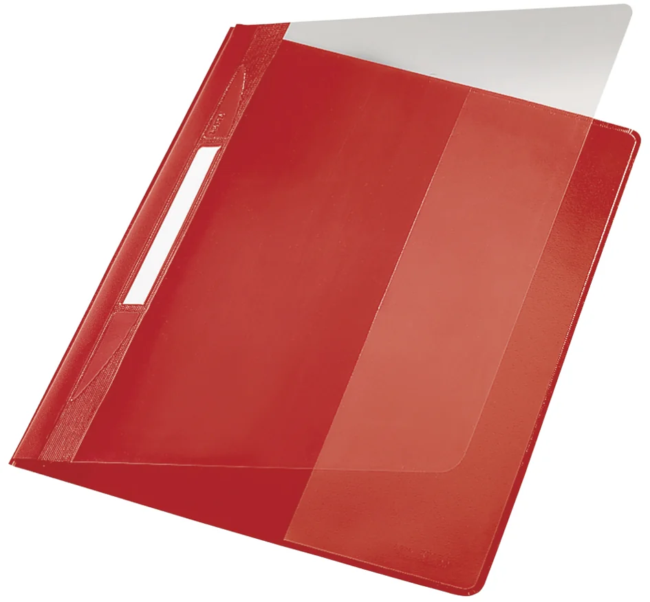 LEITZ Chemise à lamelle Exquisit, format A4+, PVC, gris