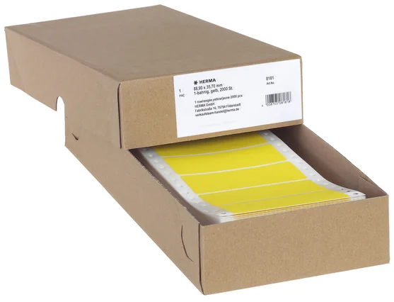 HERMA Etiquette informatique, en continu, 88,9 x 35,7 mm