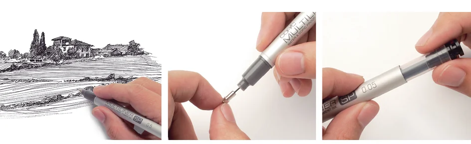 COPIC MULTILINER SP 0,03 mm, noir Grand Paris Fournitures COPIC MULTILINER SP 0,03 mm, noir – Image 3
