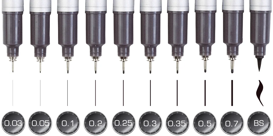 COPIC MULTILINER SP 0,5 mm, noir