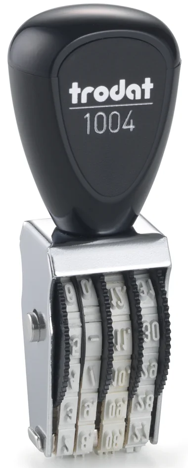trodat Tampon dateur 1004, taille d'empreinte: 3 x 12 mm
