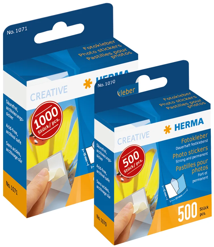 HERMA Pastilles pour photos dans un carton distributeur,