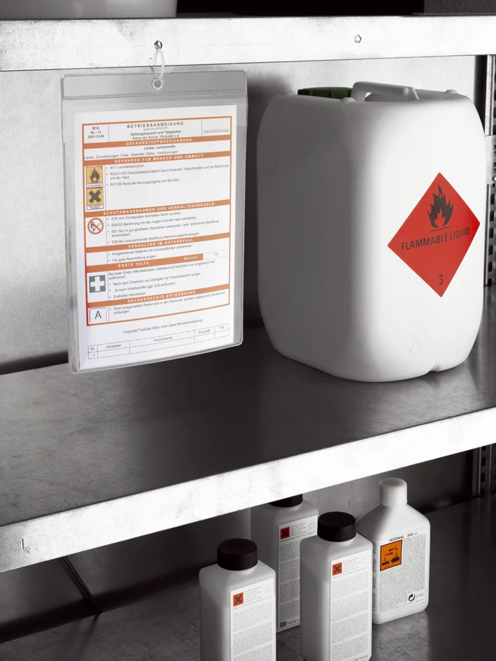 DURABLE Pochette transparente à suspendre, PP, A4