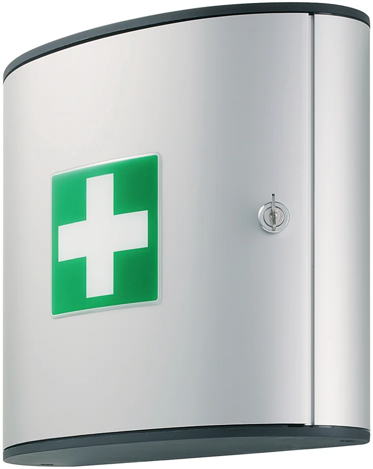 DURABLE Boîte à pharmacie FIRST AID BOX M, argent
