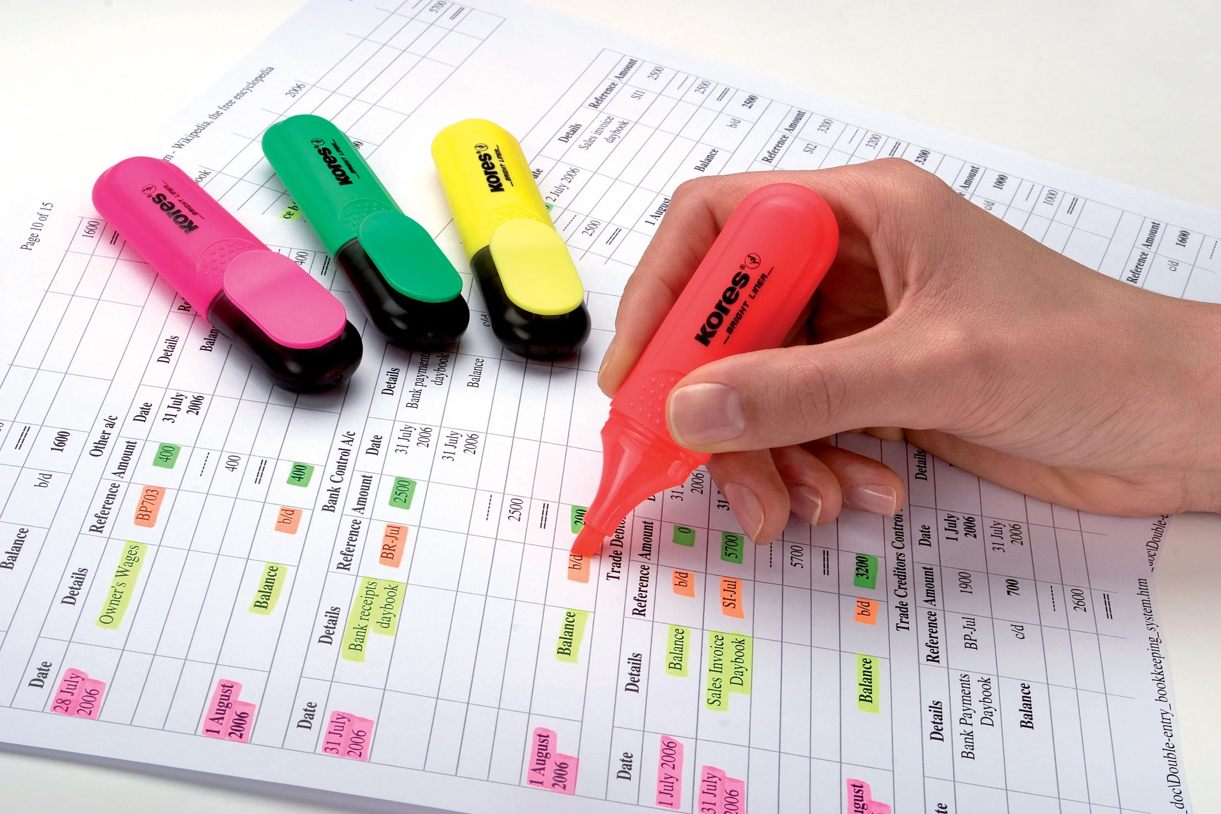 Kores Surligneur 'BRIGHT LINER', couleur: rose