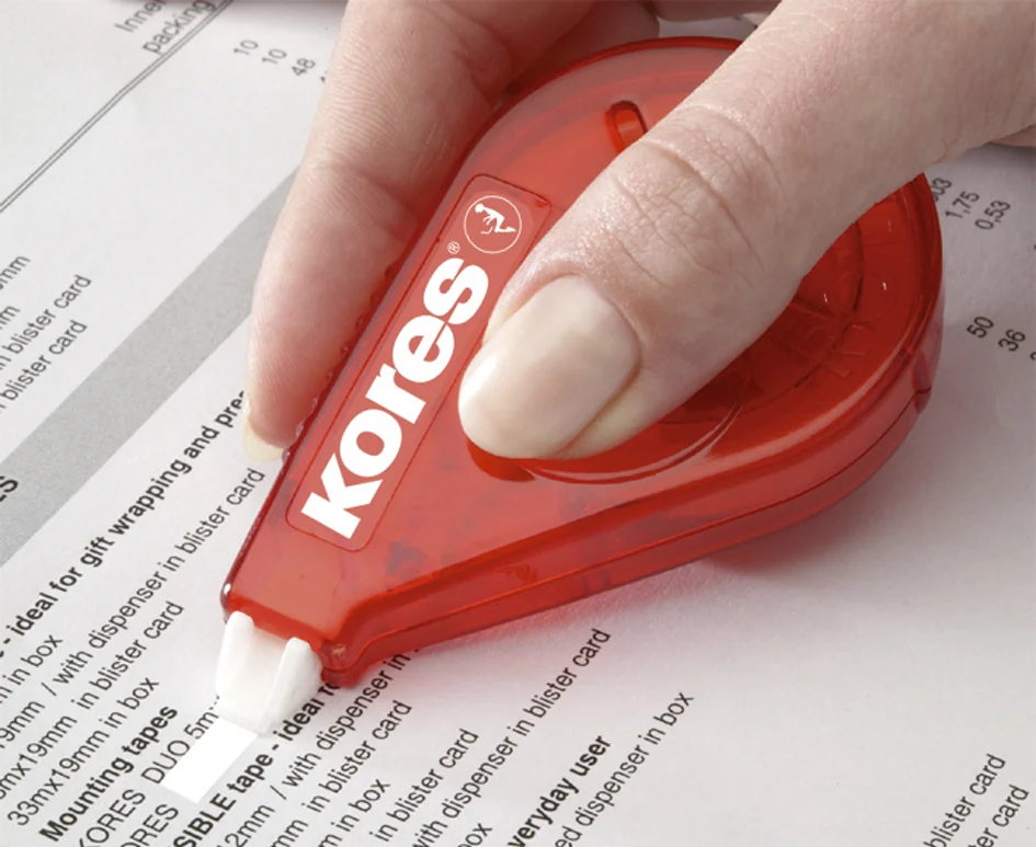 Kores Roller correcteur jetable 'Roll-On', 4,2 mm x 15 m