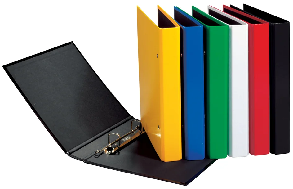 PAGNA classeur à anneaux 'Basic Colours', noir, format A5,
