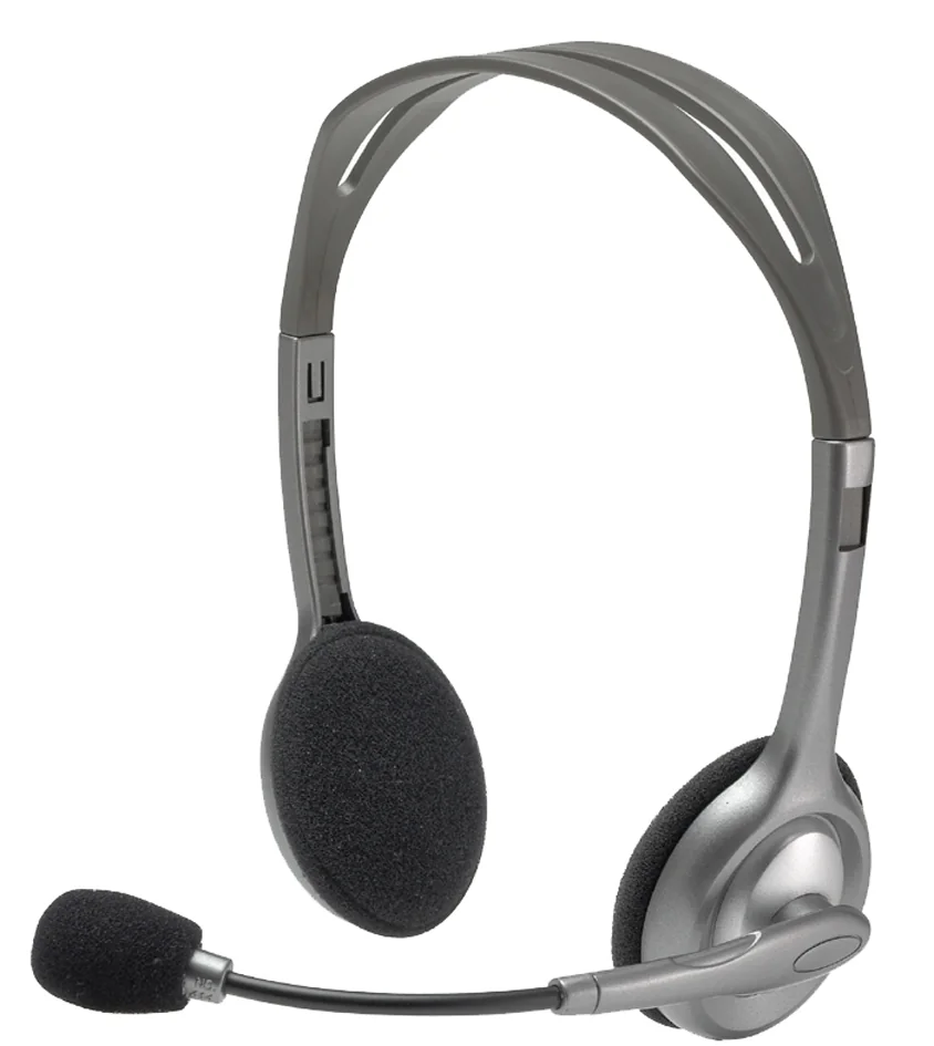 Logitech Casque stéréo H110, 2 fiches jack de 3,5 mm,
