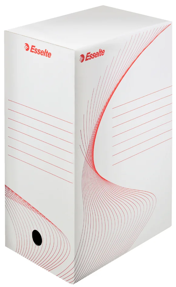 Esselte Boîte d'archives, A4, (L)200 mm, en carton, blanc Grand Paris Fournitures Esselte Boîte d'archives, A4, (L)200 mm, en carton, blanc – Image 5