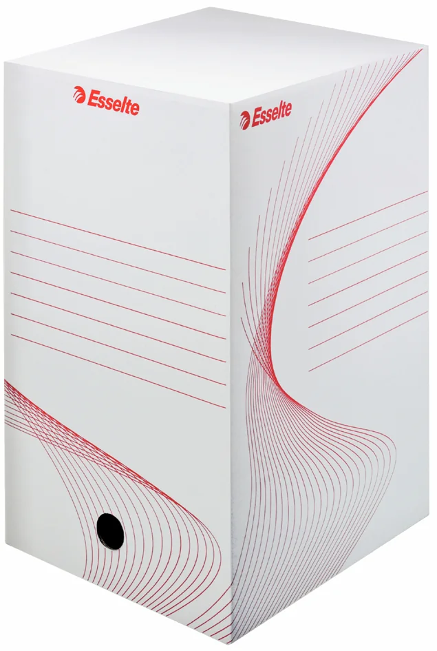 Esselte Boîte d'archives, A4, (L)200 mm, en carton, blanc Grand Paris Fournitures Esselte Boîte d'archives, A4, (L)200 mm, en carton, blanc – Image 6