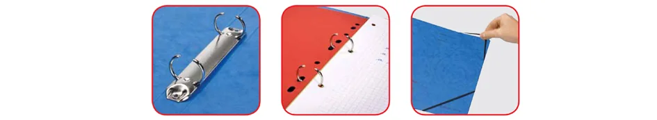 herlitz Classeur à anneaux easyorga, A4, carton