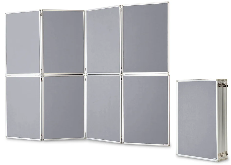 magnetoplan Cloison de présentation, pliable, bleu Grand Paris Fournitures magnetoplan Cloison de présentation, pliable, bleu – Image 3