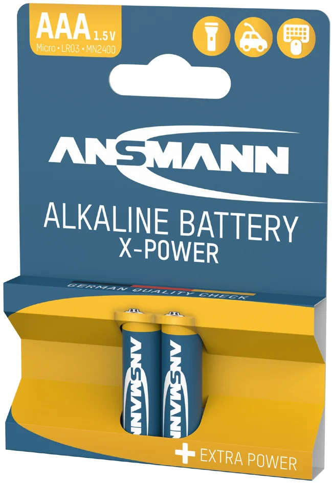 ANSMANN Pile alcaline 'X-Power', Micro AAA, présentoir de 20
