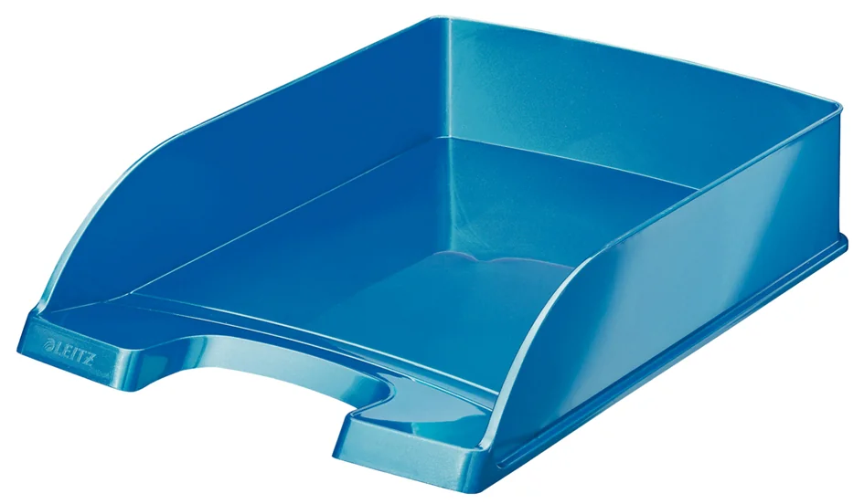 LEITZ Corbeille à courrier Plus WOW, A4, polystyrène, noir Grand Paris Fournitures LEITZ Corbeille à courrier Plus WOW, A4, polystyrène, noir – Image 6