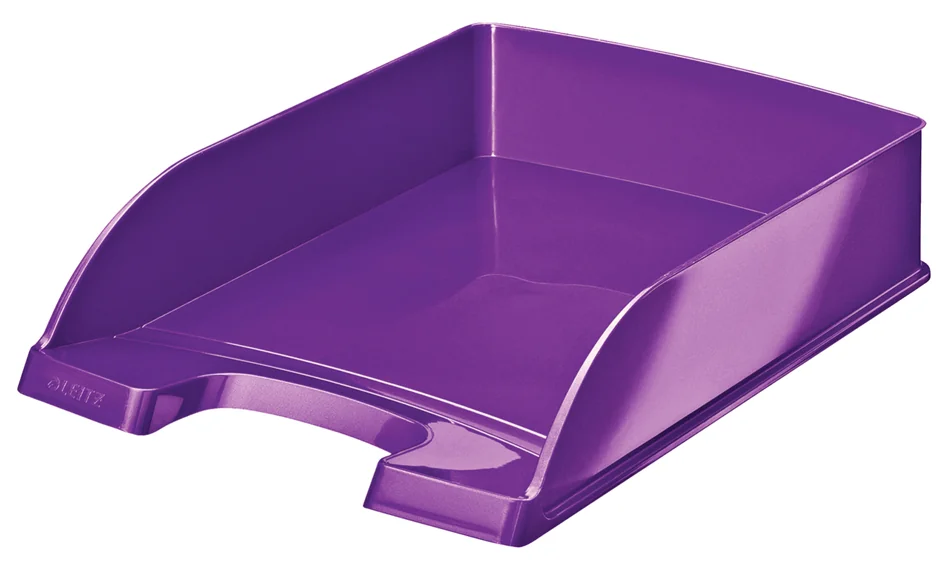 LEITZ Corbeille à courrier Plus WOW, A4, polystyrène, noir Grand Paris Fournitures LEITZ Corbeille à courrier Plus WOW, A4, polystyrène, noir – Image 9