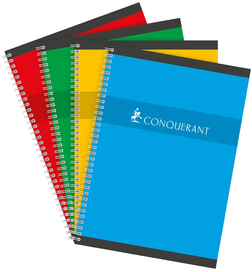 CONQUERANT SEPT Cahier reliure intégrale, 170 x 220 mm 5 x 5
