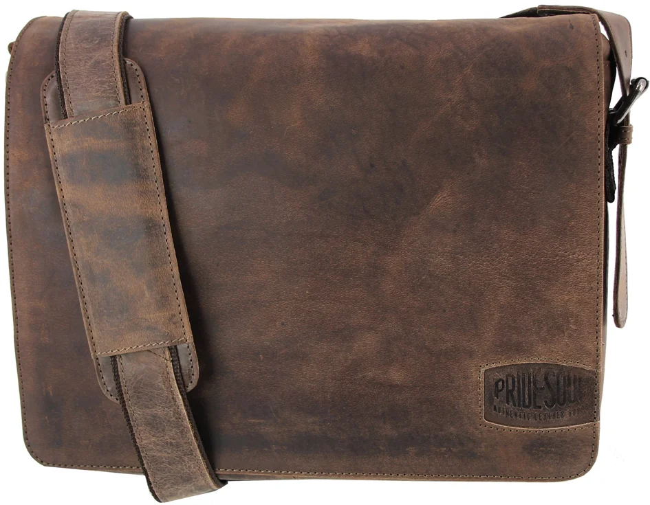 PRIDE&SOUL Sac à bandoulière 'CANDY', cuir, marron