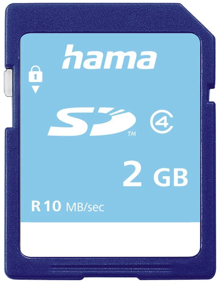 hama Carte mémoire SecureDigital, 2 Go, classe 4