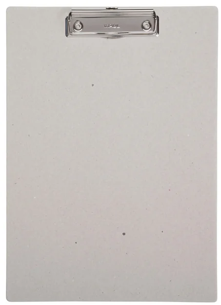 MAUL Porte-bloc, en carton avec pince, A4, gris