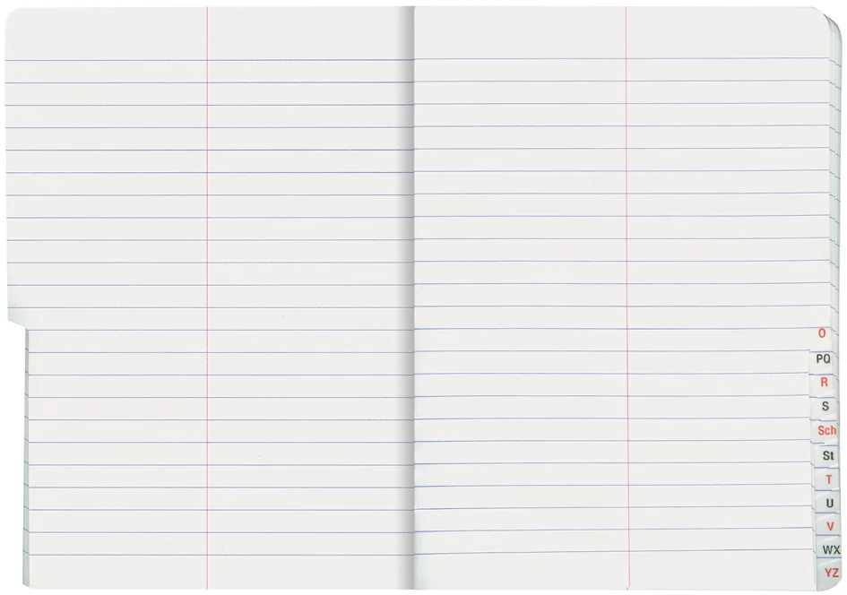 Oxford Vokabelheft mit Register, DIN A5, 2-spaltig, 48 Blatt