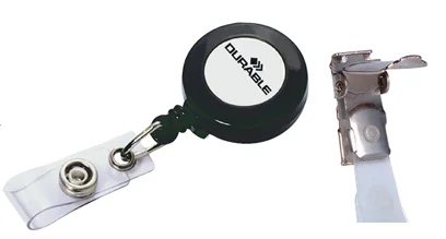 DURABLE Porte-badge, plastique rigide, 54 x 85 mm, encoche