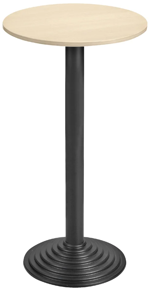 SODEMATUB Guéridon 60000EN, 600 mm, érable/noir