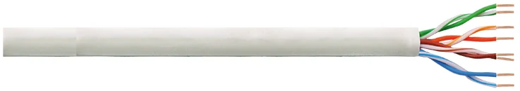 LogiLink Câble Patch, Cat. 6, U/UTP, 305 m, gris clair