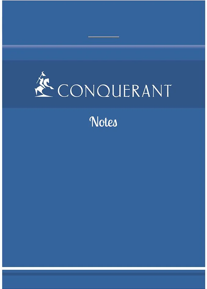 CONQUERANT SEPT Bloc-notes Notes, quadrillé, 74 x 105 mm