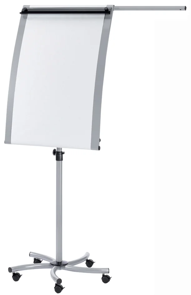 FRANKEN Chevalet de conférence PRO Mobil Paper Roll, argent