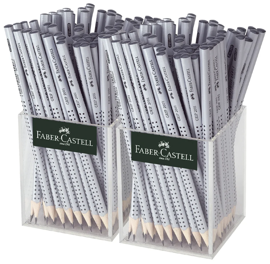 FABER-CASTELL Crayon GRIP 2001, dans un pot