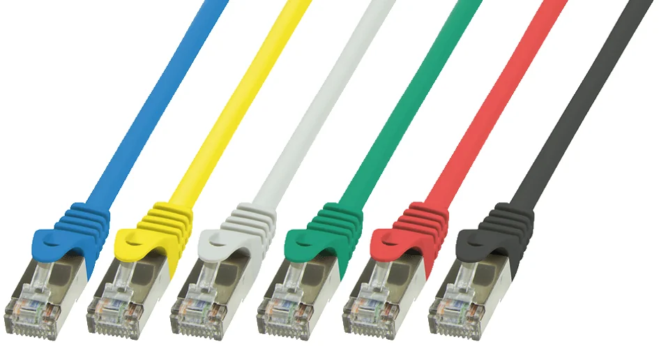 LogiLink Câble Patch, Cat.5e, SF/UTP, 0,25 m, gris, gaine en