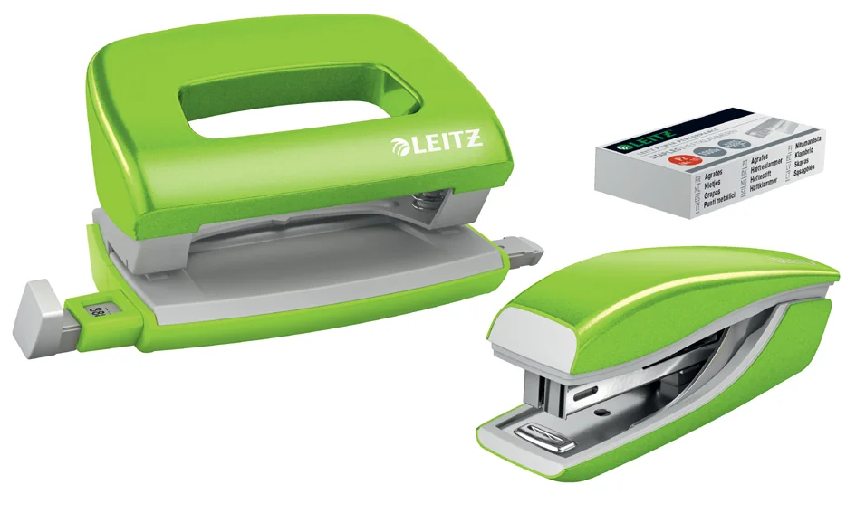 LEITZ Kit mini agrafeuse et perforateur Nexxt WOW, blanc Grand Paris Fournitures LEITZ Kit mini agrafeuse et perforateur Nexxt WOW, blanc – Image 7