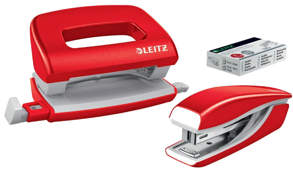 LEITZ Kit mini agrafeuse et perforateur Nexxt WOW, violet Grand Paris Fournitures LEITZ Kit mini agrafeuse et perforateur Nexxt WOW, violet – Image 4