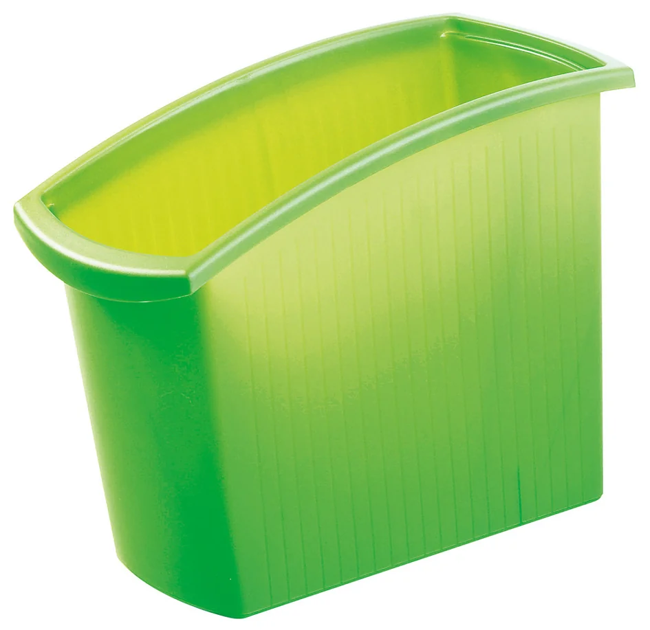 HAN Corbeille à papier MONDO, PP, 18 litres,vert translucide Grand Paris Fournitures HAN Corbeille à papier MONDO, PP, 18 litres,vert translucide – Image 5