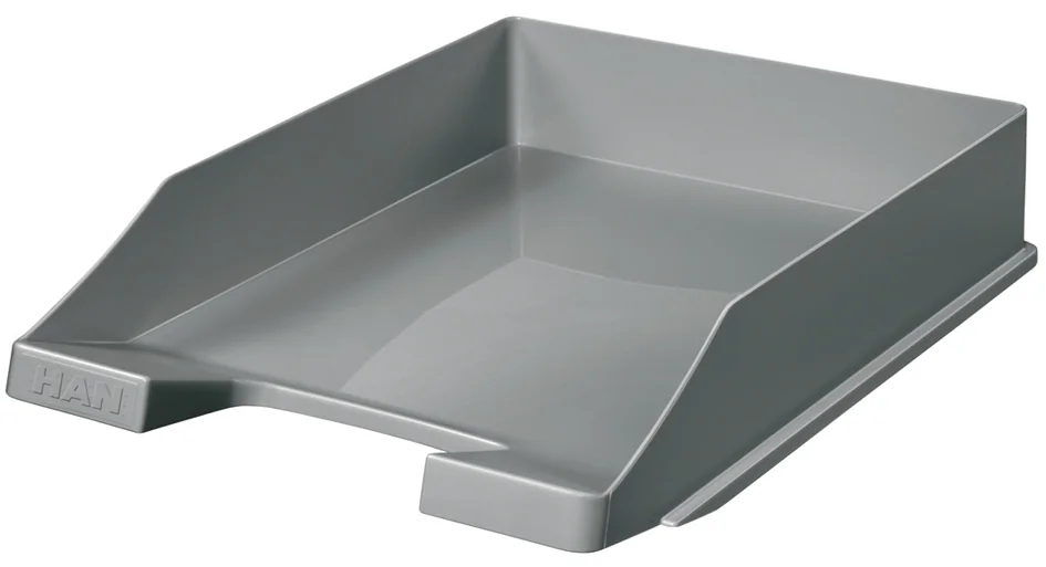 HAN Corbeille à courrier KLASSIK, A4, polystyrène,gris clair Grand Paris Fournitures HAN Corbeille à courrier KLASSIK, A4, polystyrène,gris clair – Image 9
