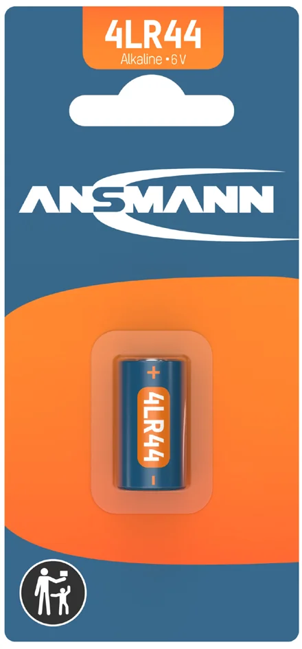 ANSMANN Pile alcaline 4LR44, 6 Volt, blister de 1