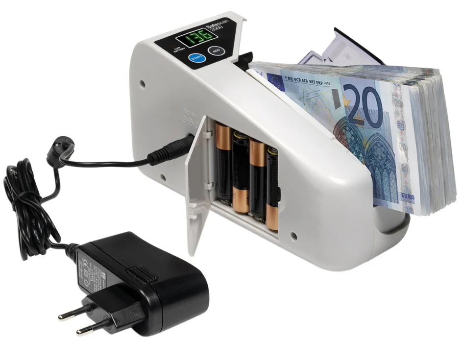 Safescan Compteuse de billets 'Safescan 2000', gris