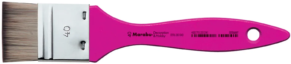 Marabu Pinceau Decoration & Hobby, poils synthétique, N.20