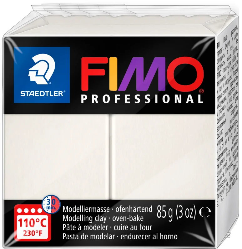 FIMO PROFESSIONAL Pâte à modeler, à cuire au four, carmin