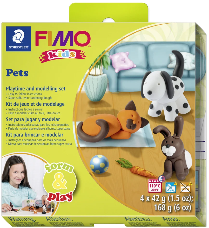 FIMO Kids Kit De Modelage Form Play Pet Niveau 1 fimo-kids-kit-de-modelage-form-play-pet-niveau-1