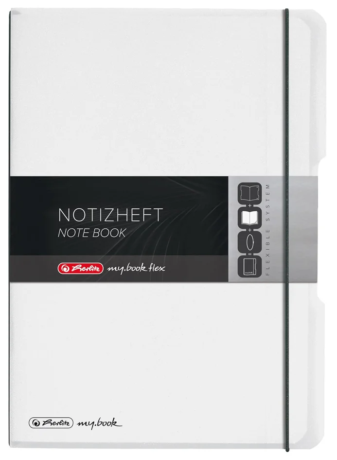 herlitz Carnet de notes my.book flex, A4, couverture PP
