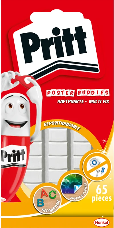 Pritt Pâte à fixer Multi-fix, détachable, blanc