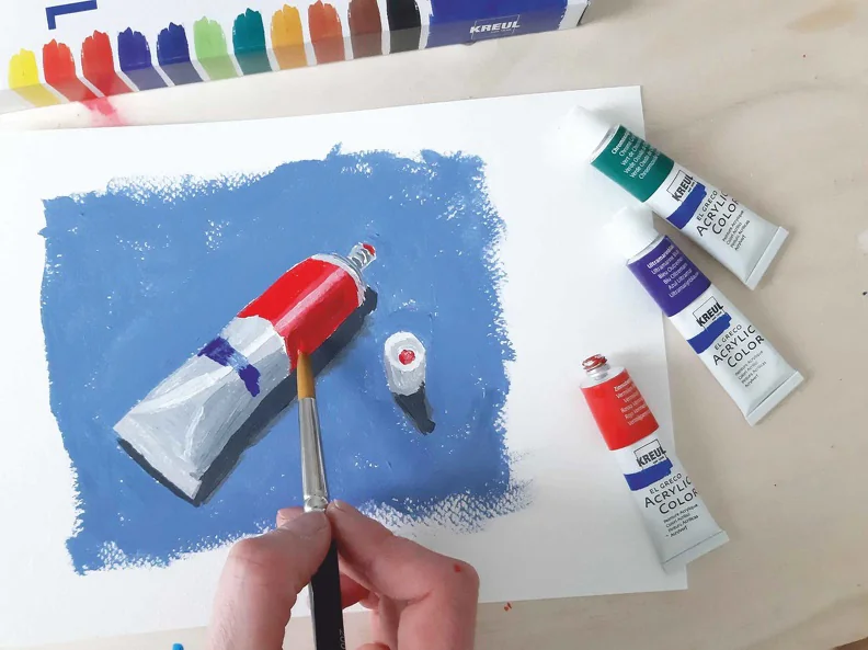 KREUL Peinture acrylique el Greco, 12 ml, set de 24