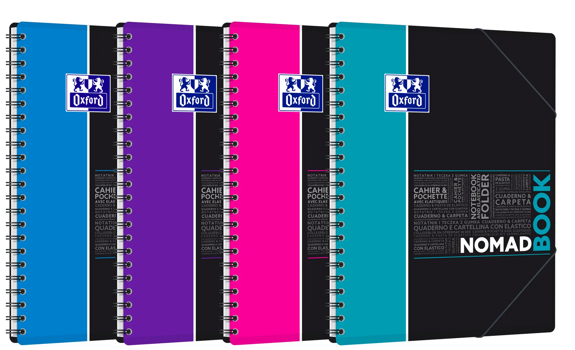 Oxford Etudiants Cahier 'NOMADBOOK', A4+, quadrillé